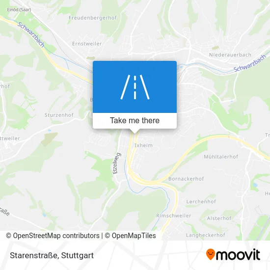 Карта Starenstraße