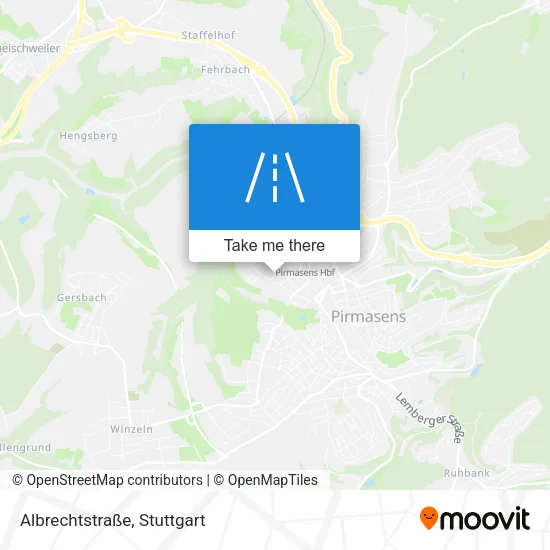 Карта Albrechtstraße