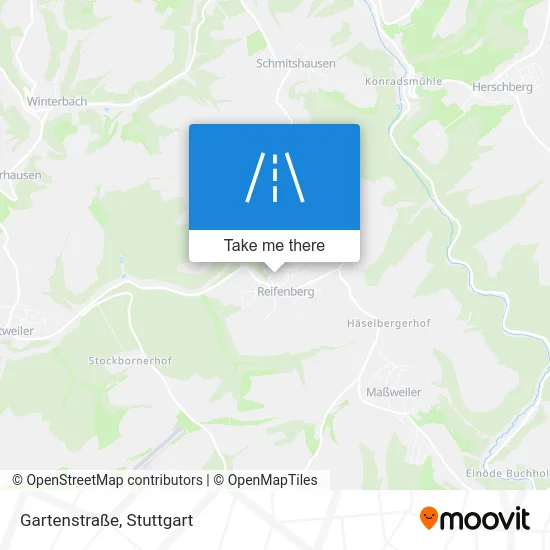 Карта Gartenstraße