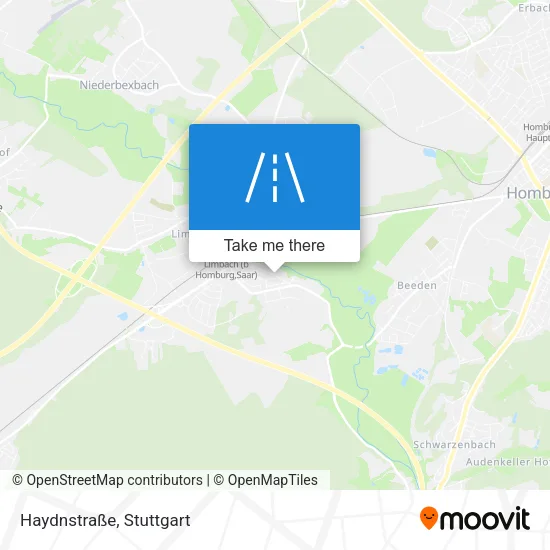 Карта Haydnstraße