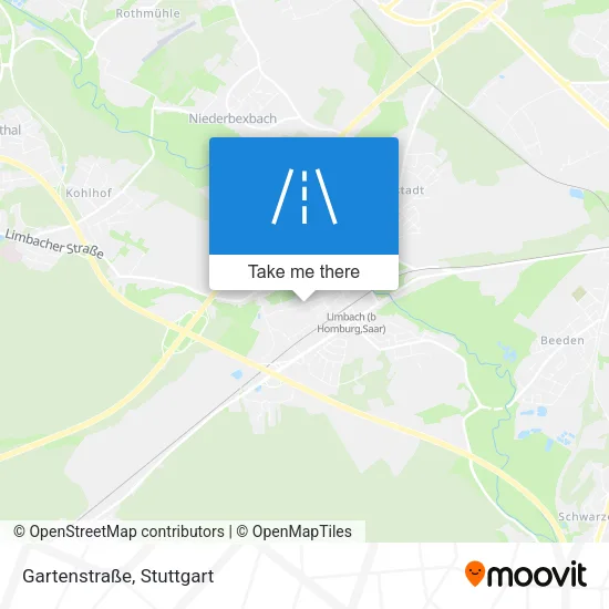 Карта Gartenstraße