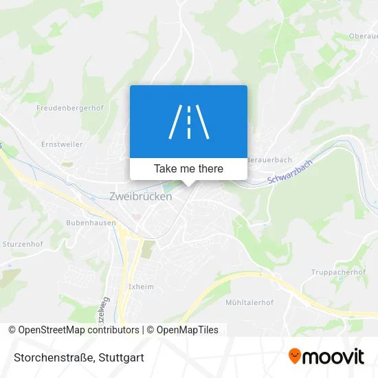 Карта Storchenstraße