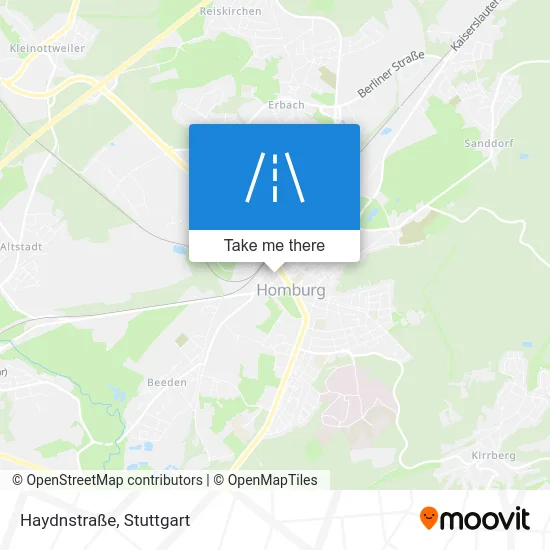 Карта Haydnstraße