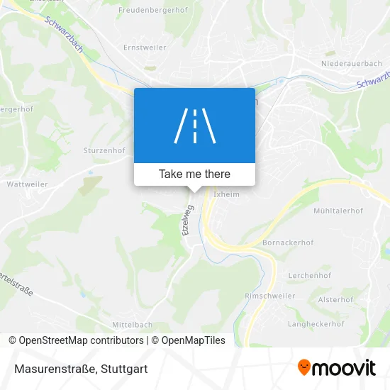 Карта Masurenstraße