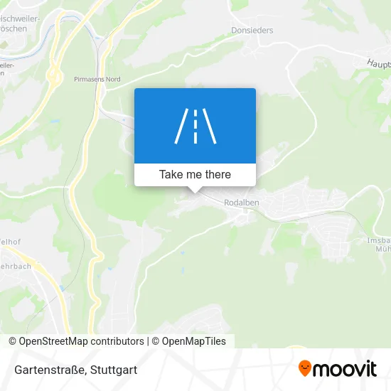 Карта Gartenstraße