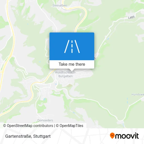 Карта Gartenstraße
