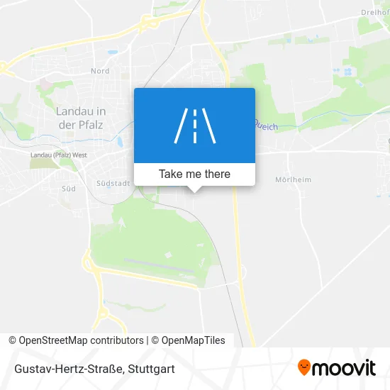 Карта Gustav-Hertz-Straße