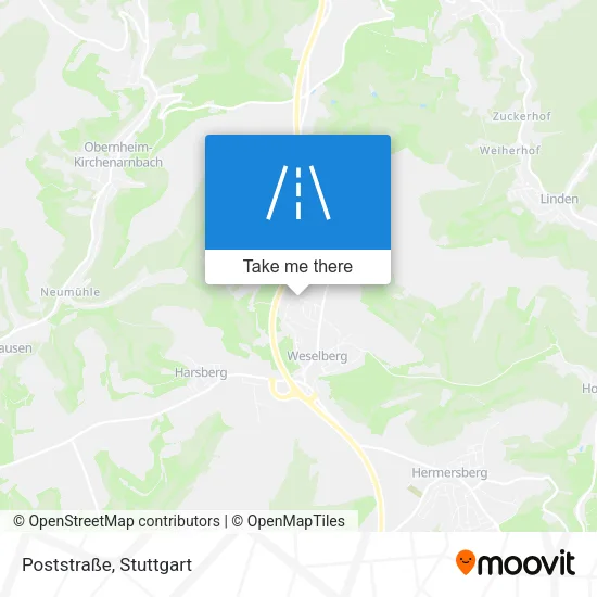 Карта Poststraße