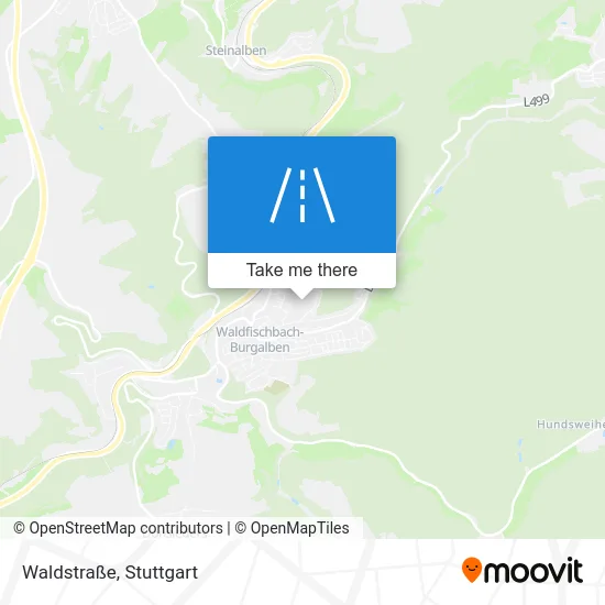 Карта Waldstraße