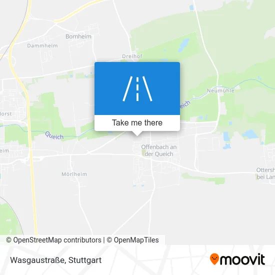 Карта Wasgaustraße