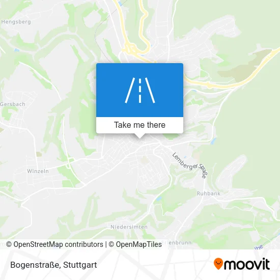 Карта Bogenstraße