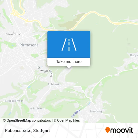 Карта Rubensstraße