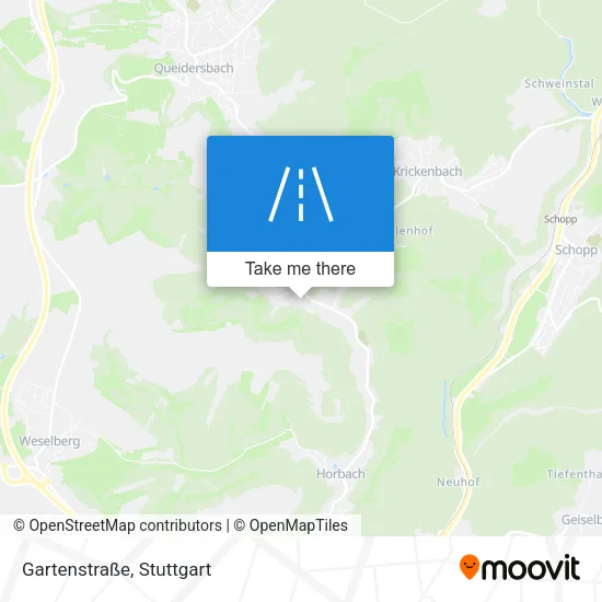 Карта Gartenstraße