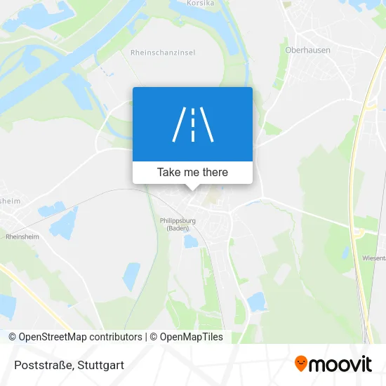 Карта Poststraße