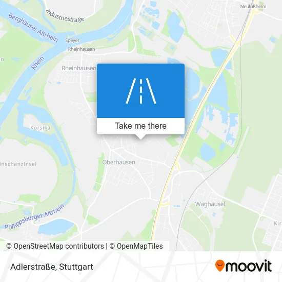 Карта Adlerstraße