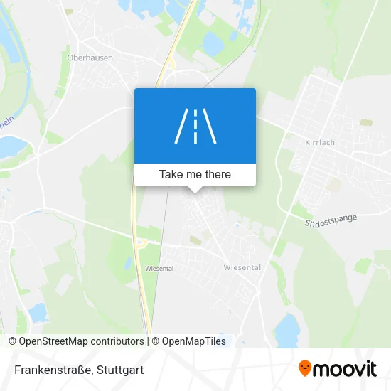 Карта Frankenstraße