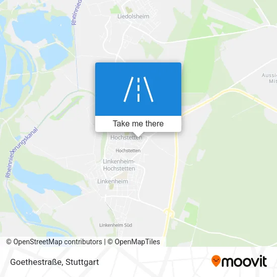 Карта Goethestraße