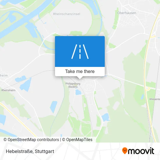 Карта Hebelstraße