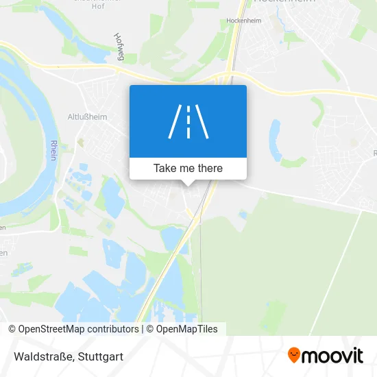 Карта Waldstraße