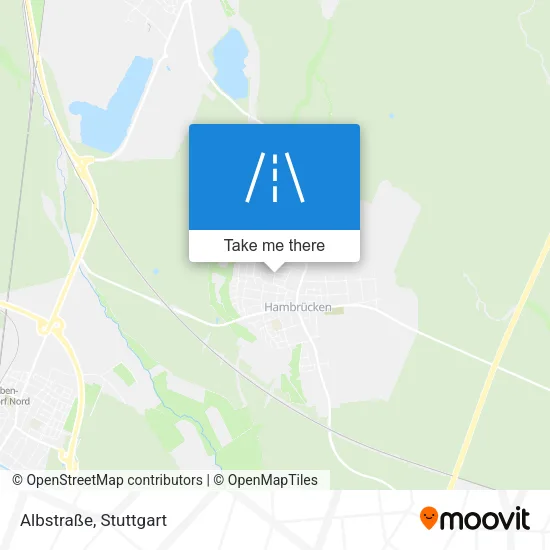 Карта Albstraße