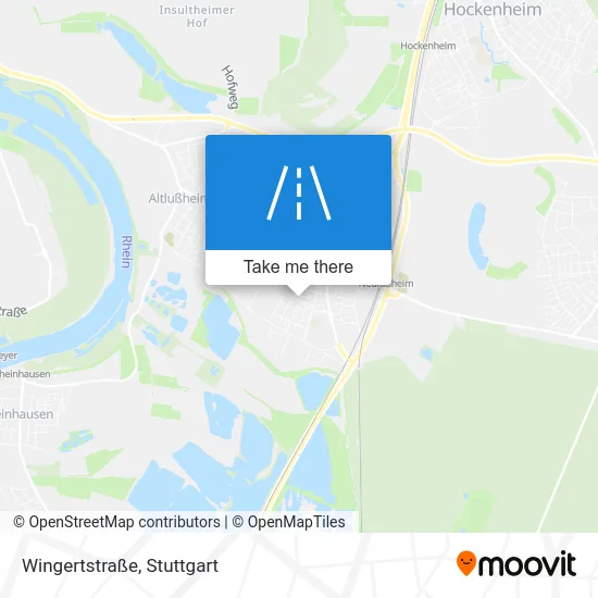 Карта Wingertstraße