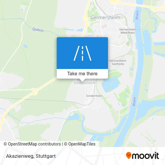 Карта Akazienweg