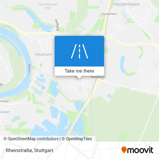 Карта Rheinstraße