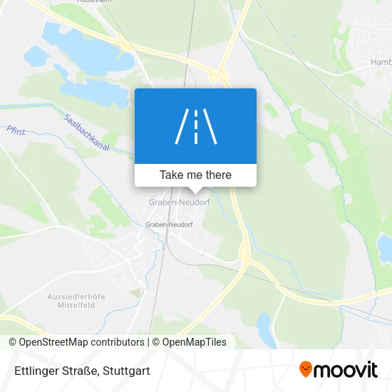 Карта Ettlinger Straße