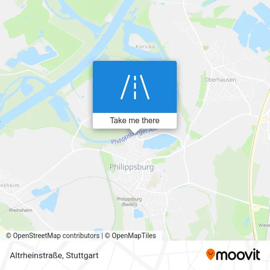 Карта Altrheinstraße