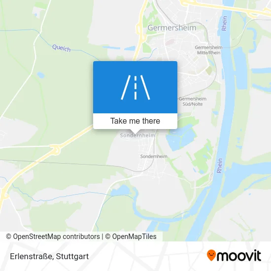Карта Erlenstraße