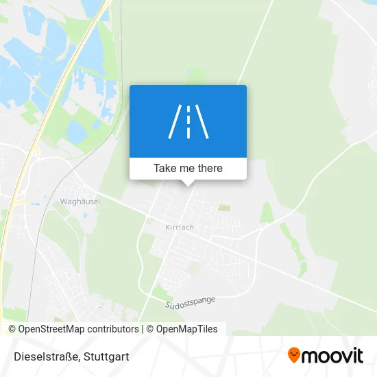 Карта Dieselstraße