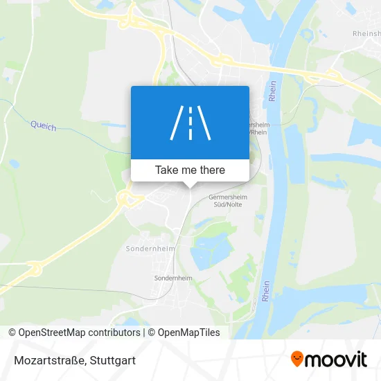 Карта Mozartstraße