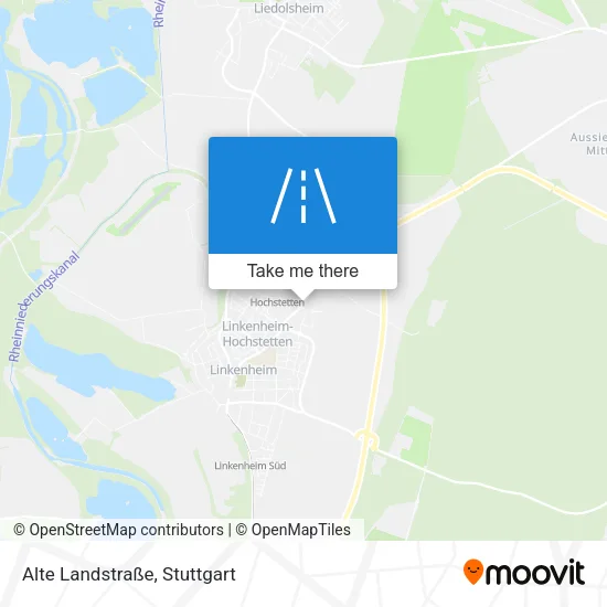 Карта Alte Landstraße