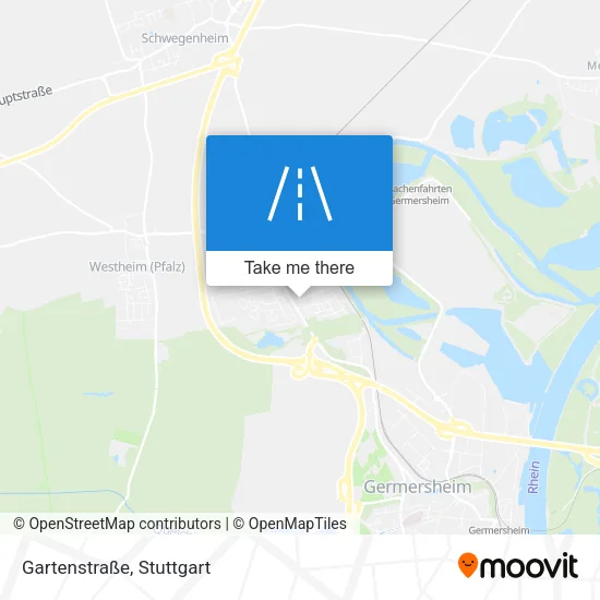 Карта Gartenstraße
