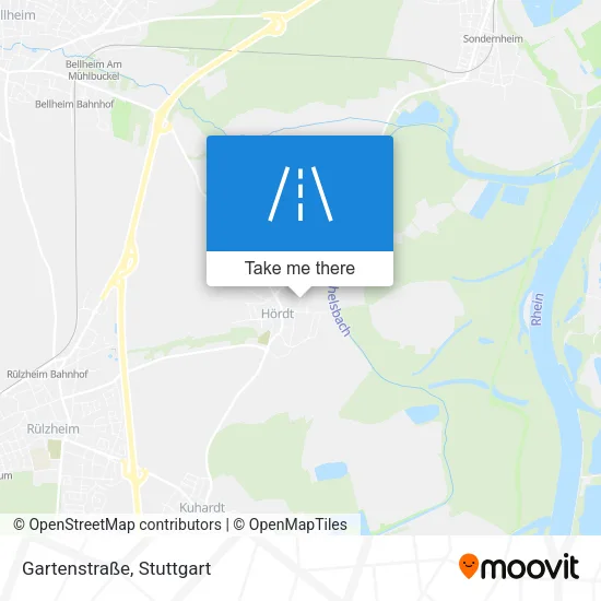 Карта Gartenstraße