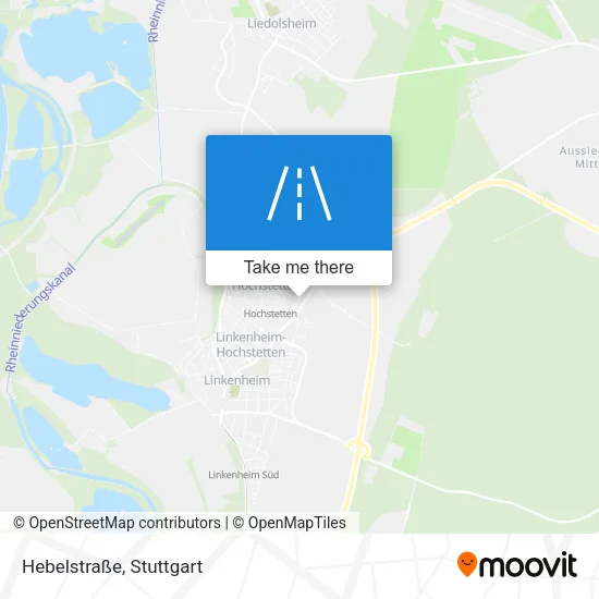 Карта Hebelstraße