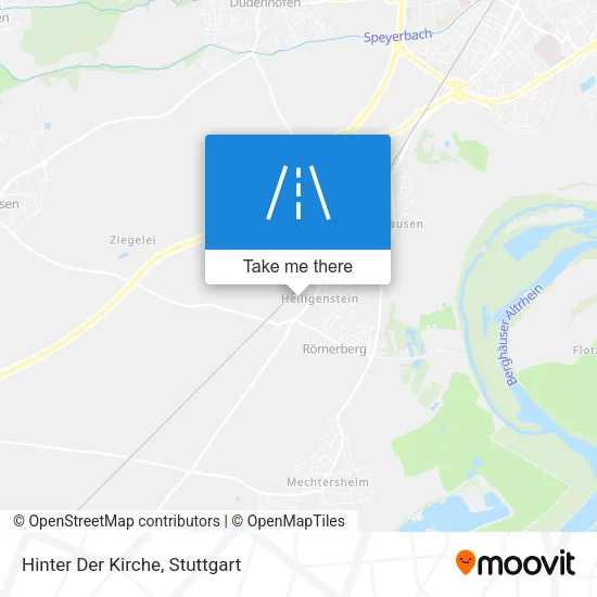 Карта Hinter Der Kirche