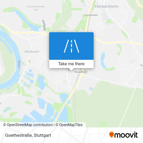 Карта Goethestraße
