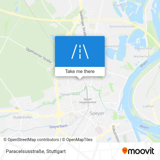 Карта Paracelsusstraße