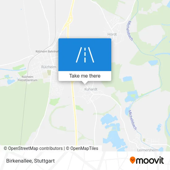 Карта Birkenallee