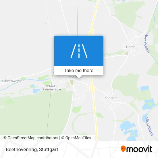 Карта Beethovenring