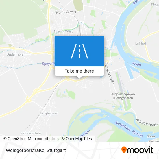 Карта Weisgerberstraße