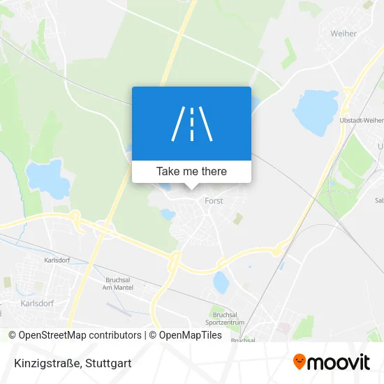 Карта Kinzigstraße