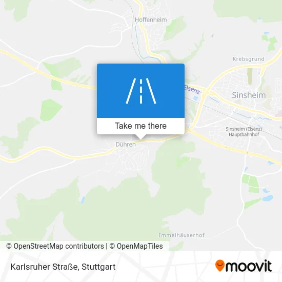 Карта Karlsruher Straße