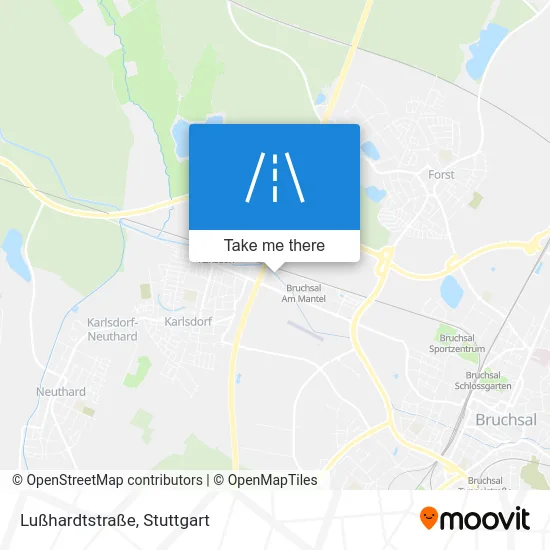 Карта Lußhardtstraße