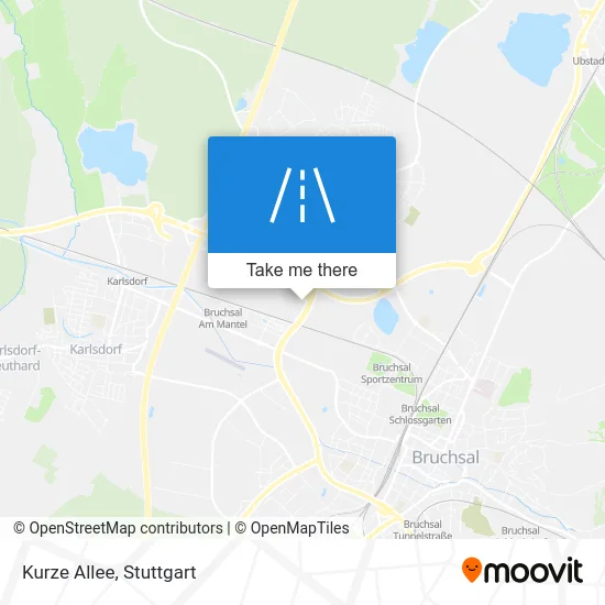 Карта Kurze Allee