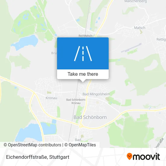 Карта Eichendorffstraße