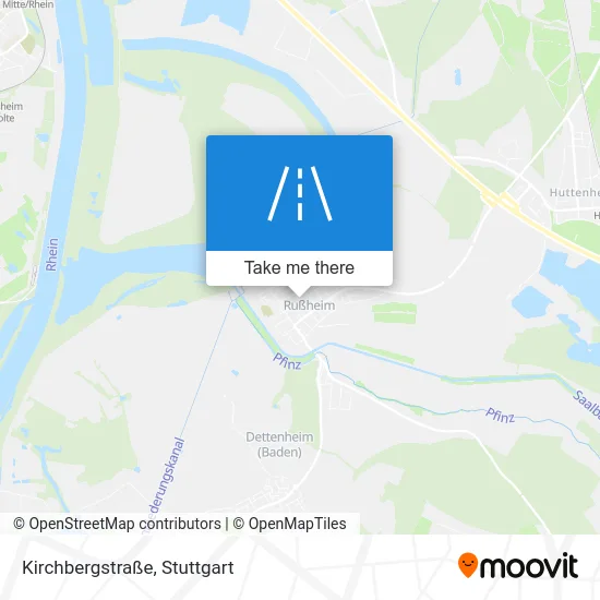 Карта Kirchbergstraße