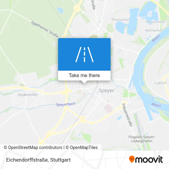 Карта Eichendorffstraße