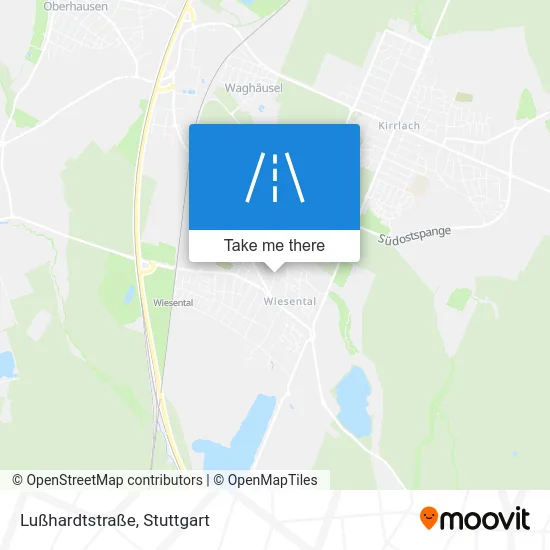 Карта Lußhardtstraße